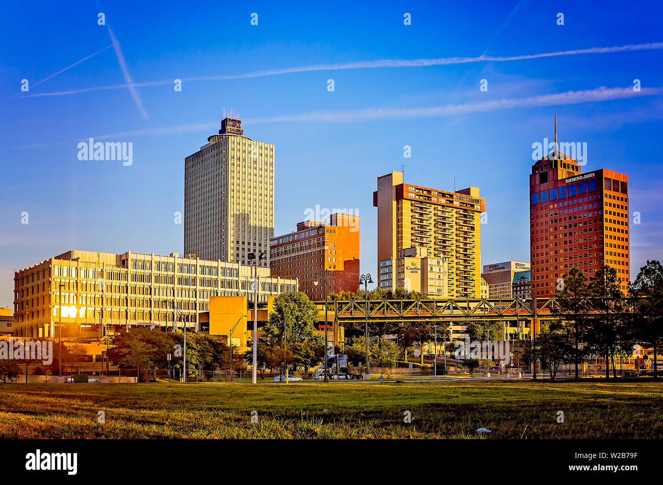 The Memphis Suspension Railway, also known as the Mud Island Monorail