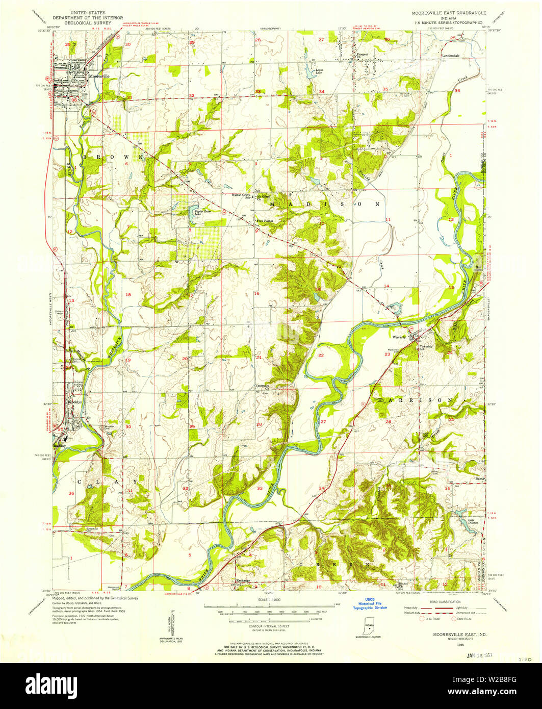 Map of mooresville hi-res stock photography and images - Alamy