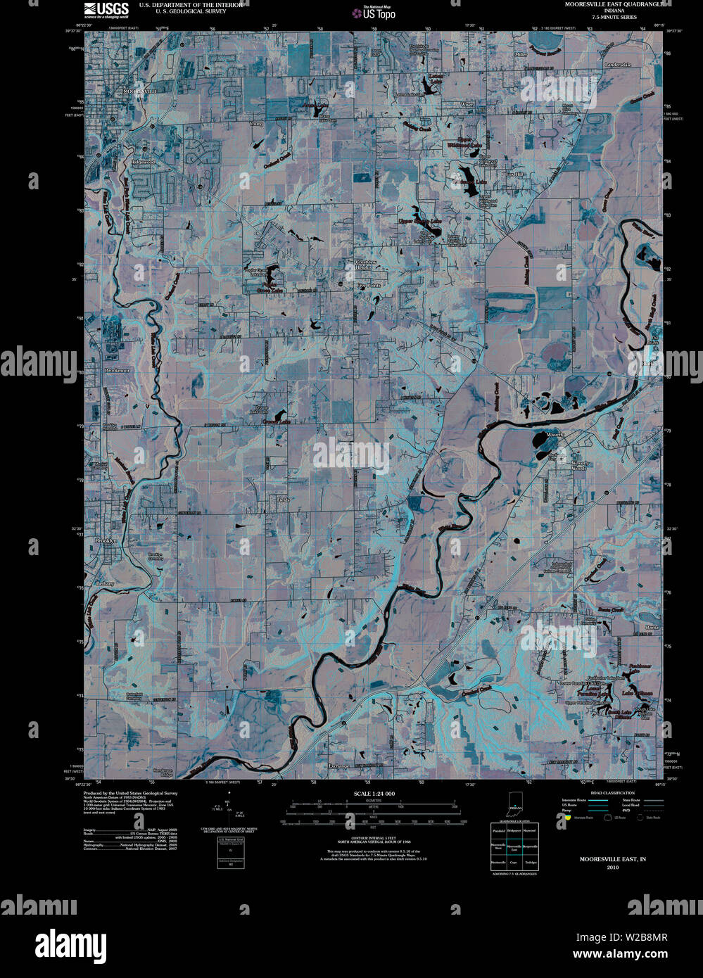 Map of mooresville hires stock photography and images Alamy
