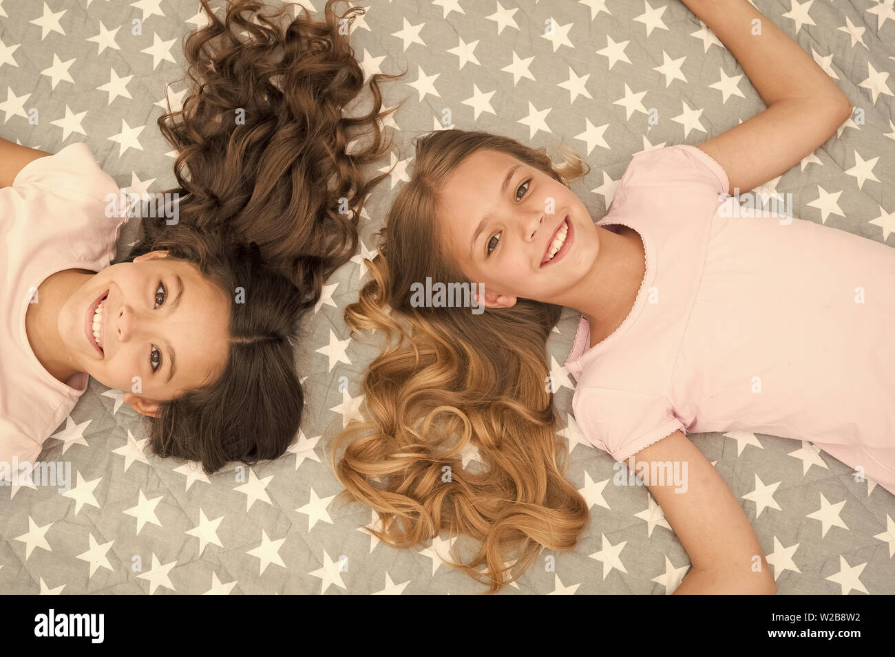 Children Curly Hairstyle Relaxing Keep Hair Curly Even Next