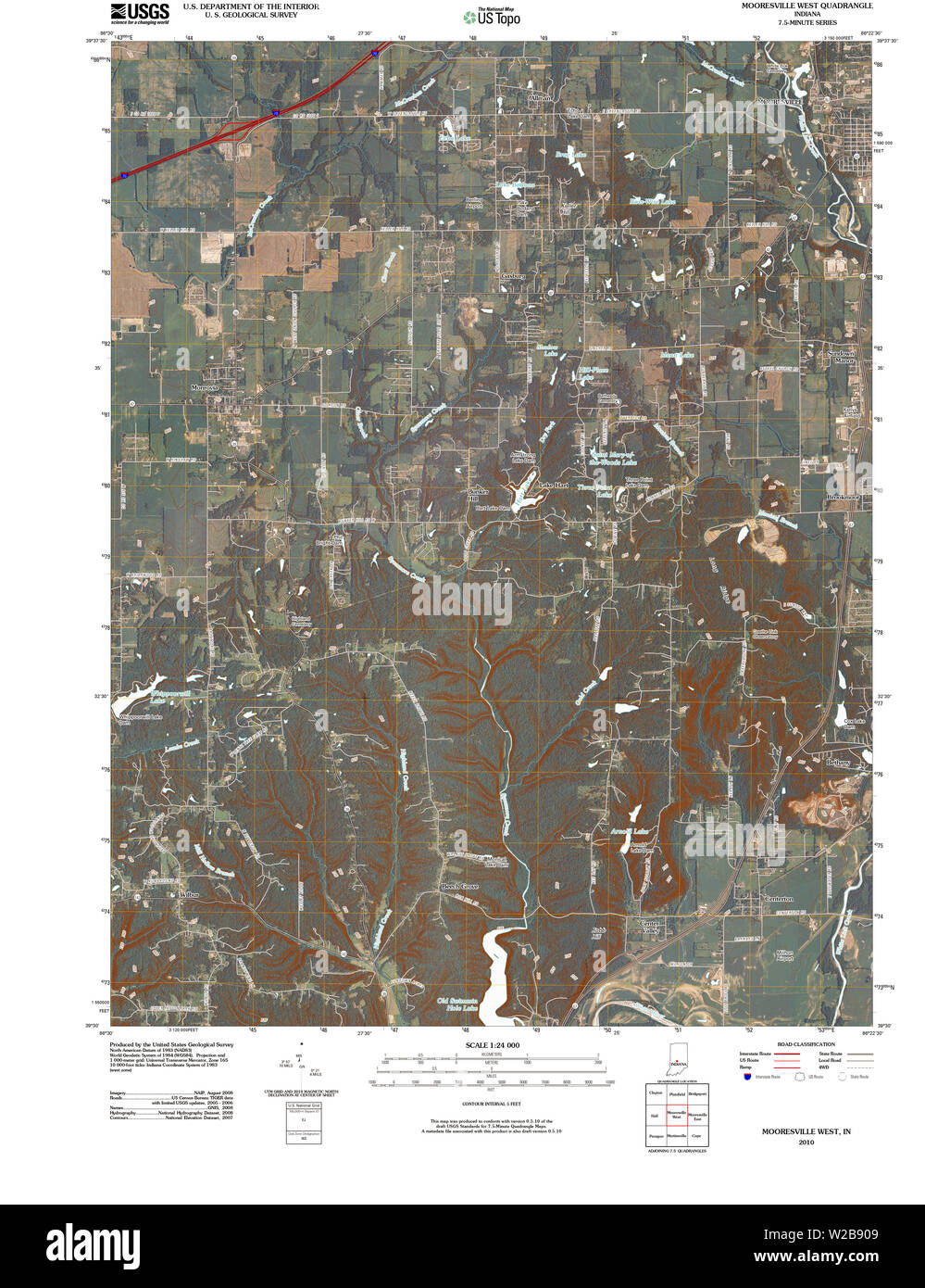 Map of mooresville hires stock photography and images Alamy