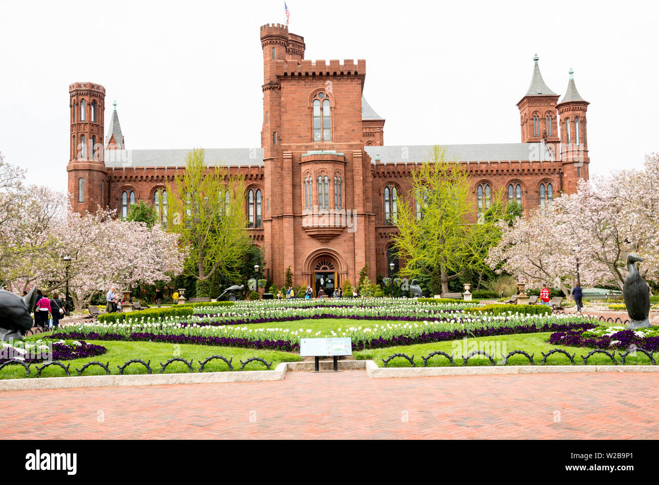 The Arts and Industries Building of The Smithsonian Institution Stock Photo