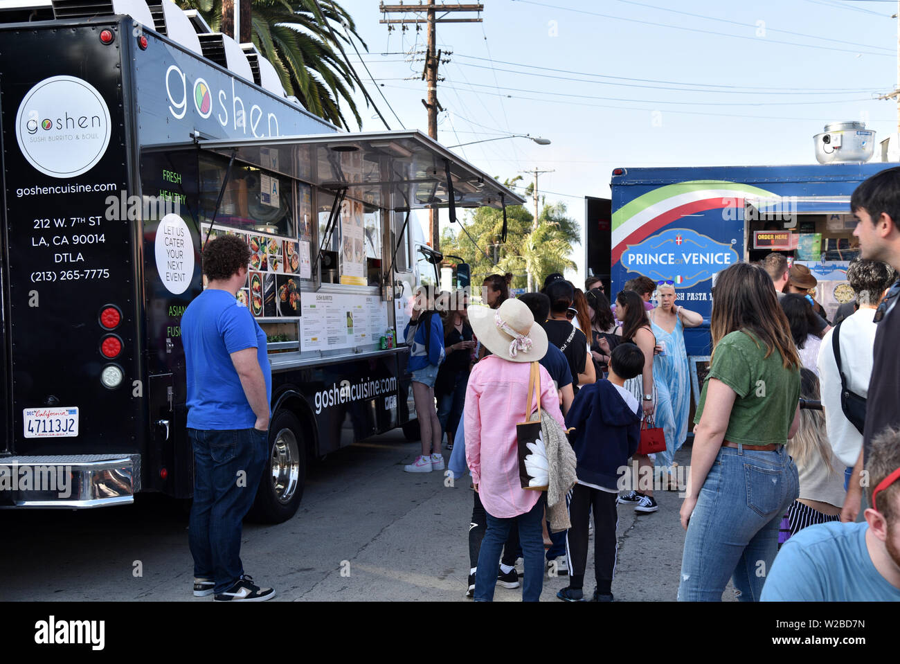 Food Truck And Outdoor Dining Stock Photos Food Truck And