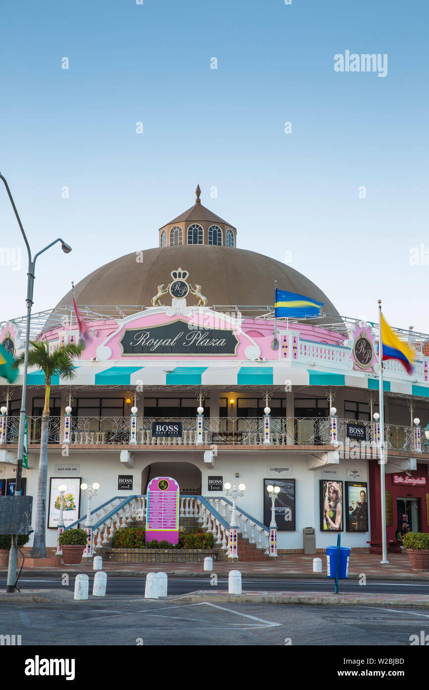 Caribbean, Netherland Antilles, Aruba, Oranjestad, Royal Plaza Mall Stock Photo