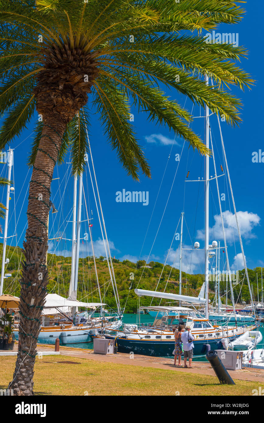 Caribbean, Antigua, English Harbour, Nelson's Dockyard Stock Photo