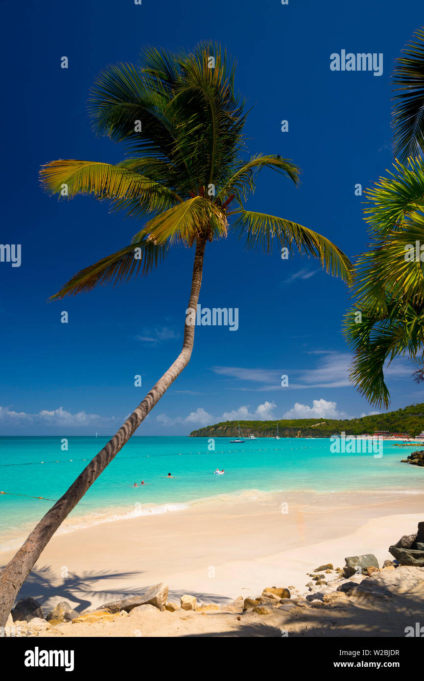 Caribbean, Antigua, Dickinson Bay, Dickinson Bay Beach Stock Photo
