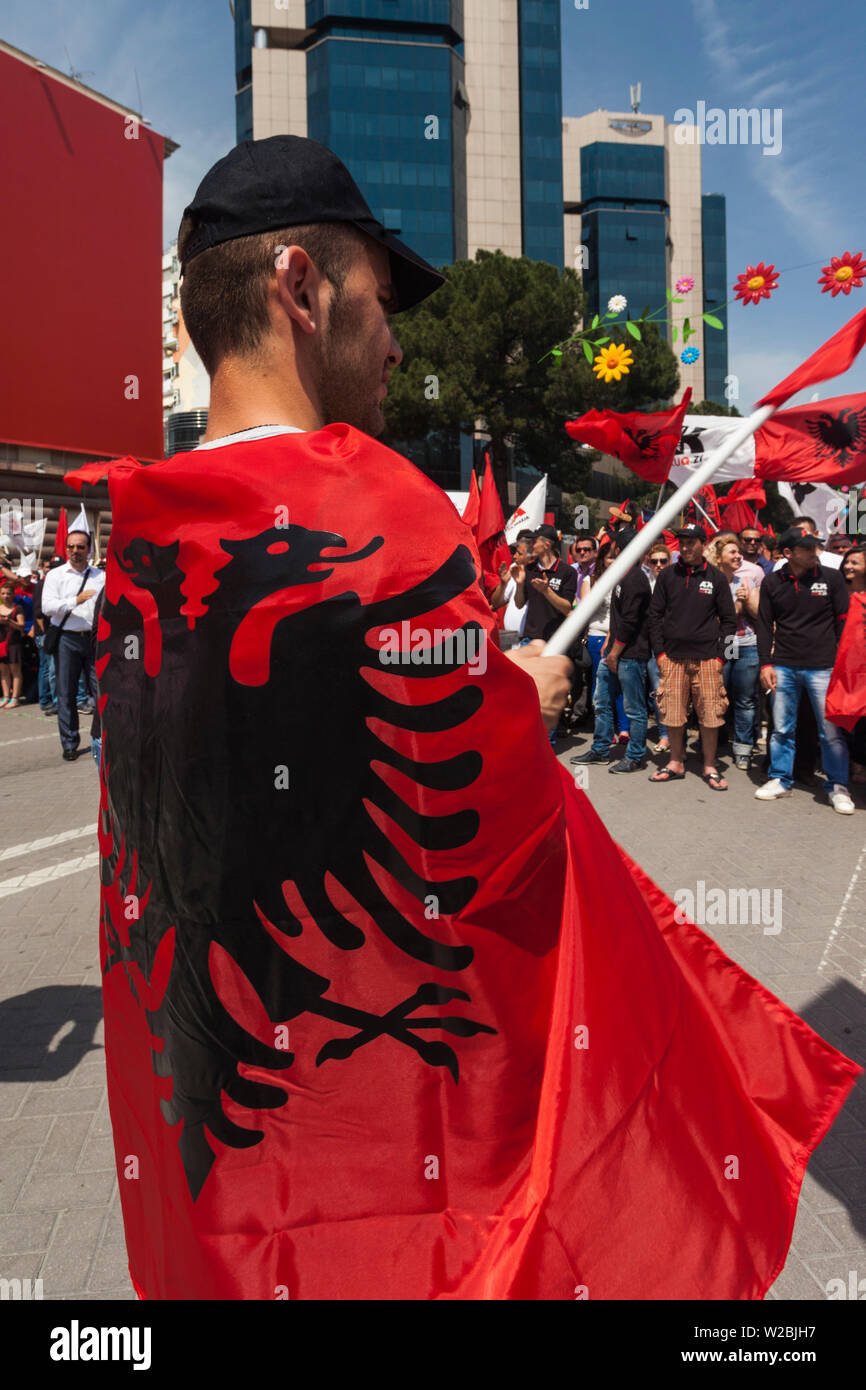 Albania, Tirana, May Day Celebration Stock Photo - Alamy