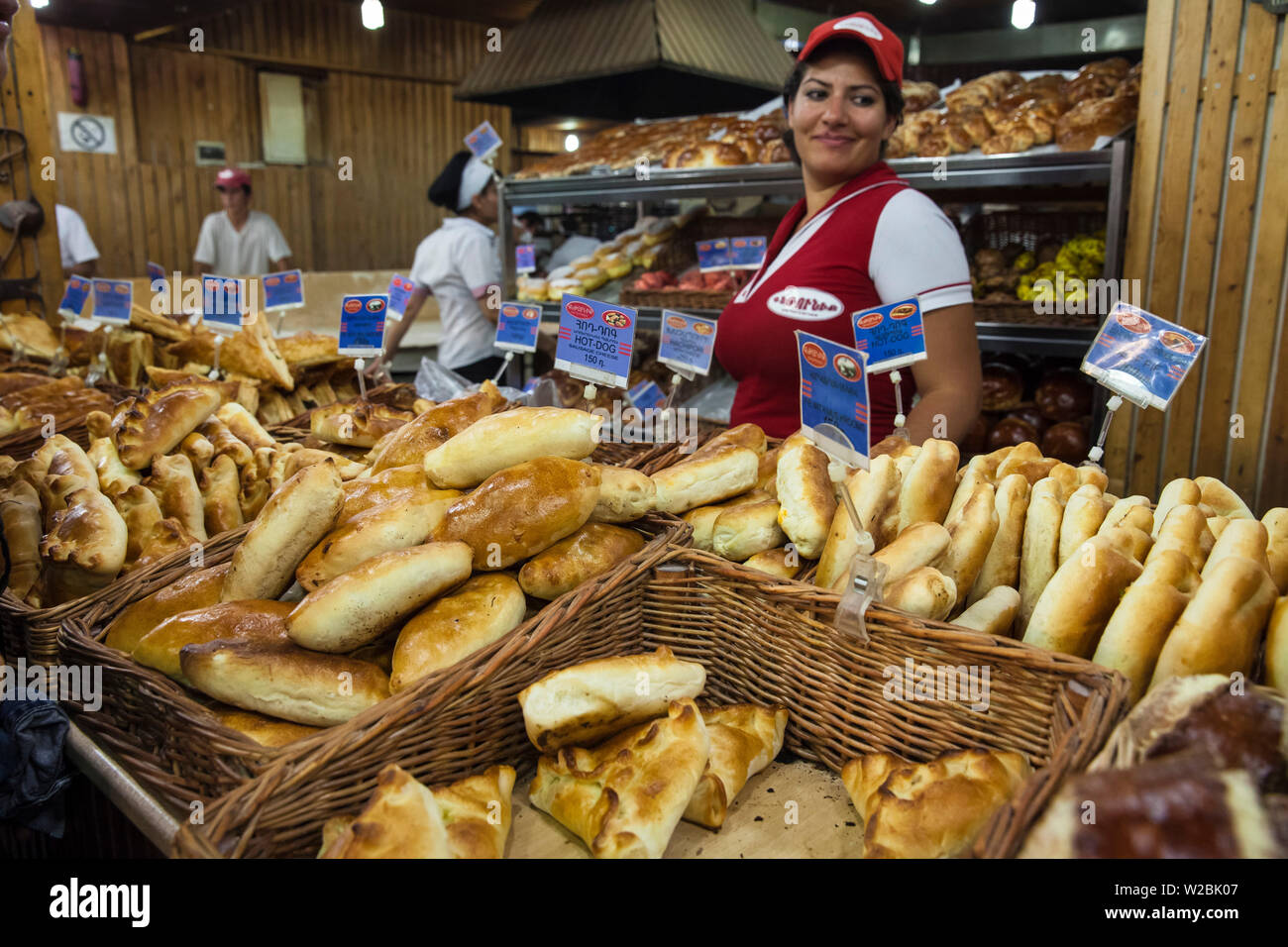 Armenia, Bakery in Aparan, near Yerevan Stock Photo Alamy