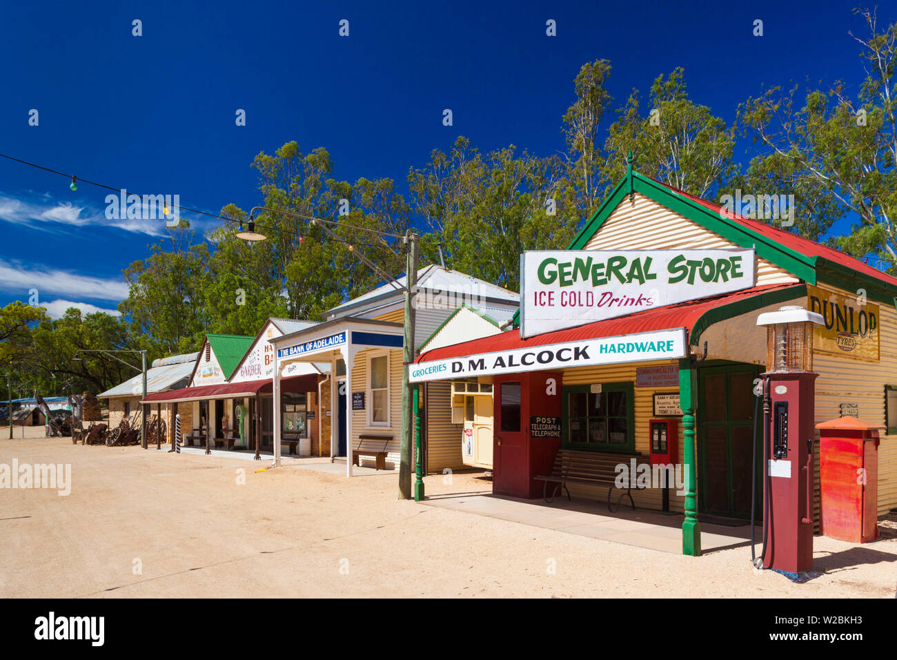 Australia, South Australia, Murray River Valley, Loxton, Loxton Historical Village, exterior Stock Photo