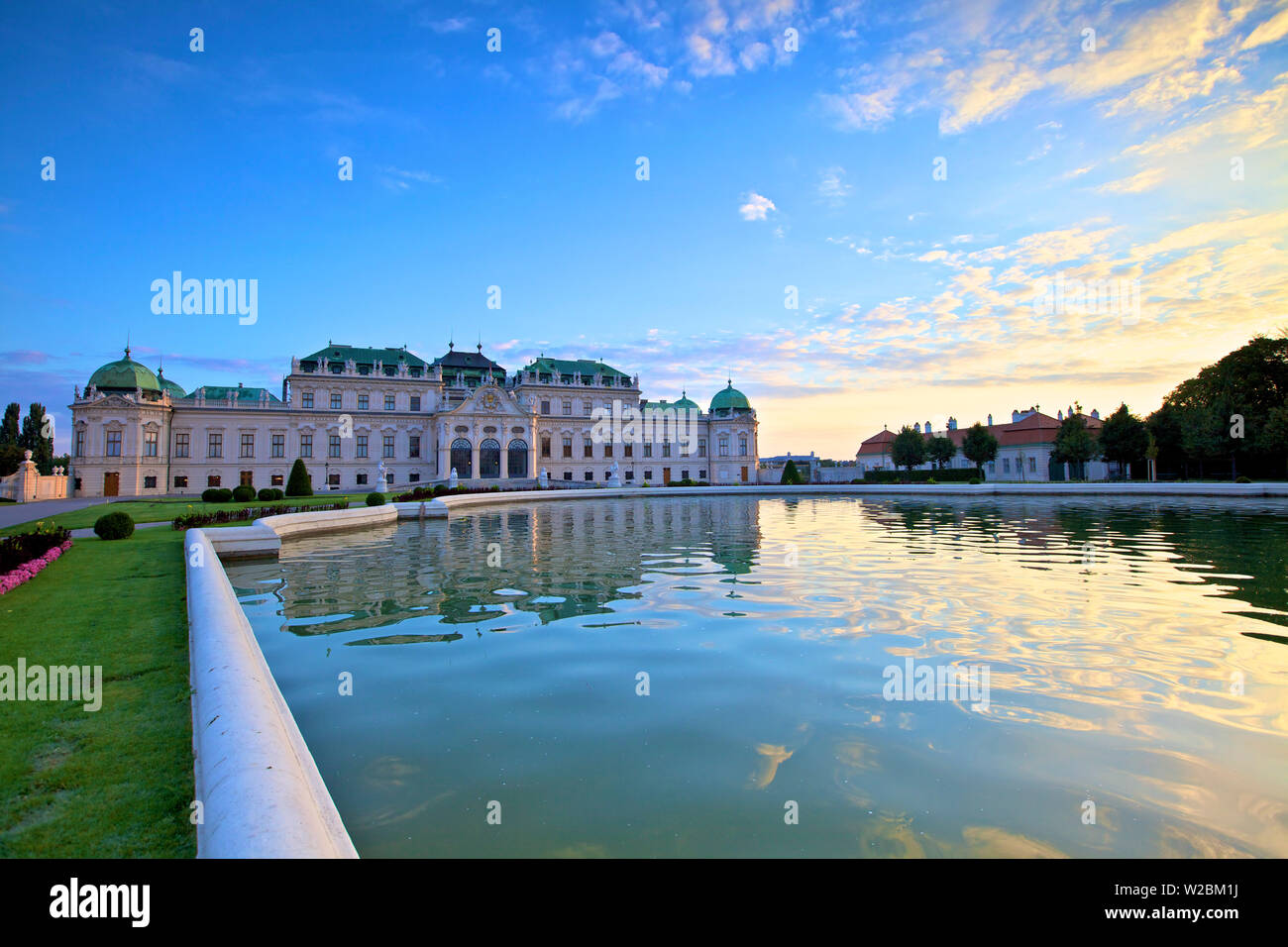 Upper Belvedere Palace, Vienna, Austria, Central Europe Stock Photo