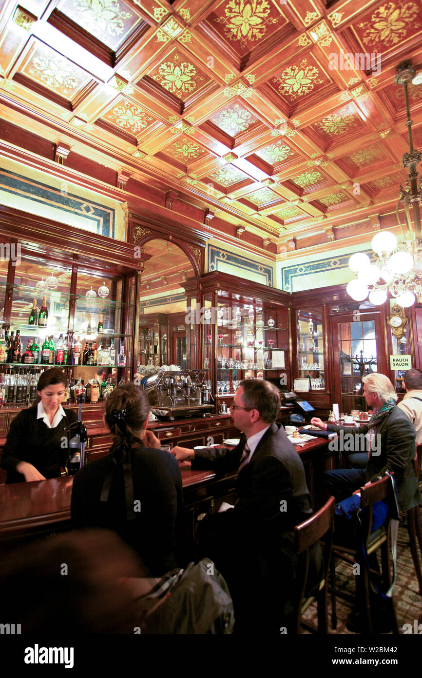 Demel Restaurant and Coffee Shop, Vienna, Austria, Central Europe Stock Photo