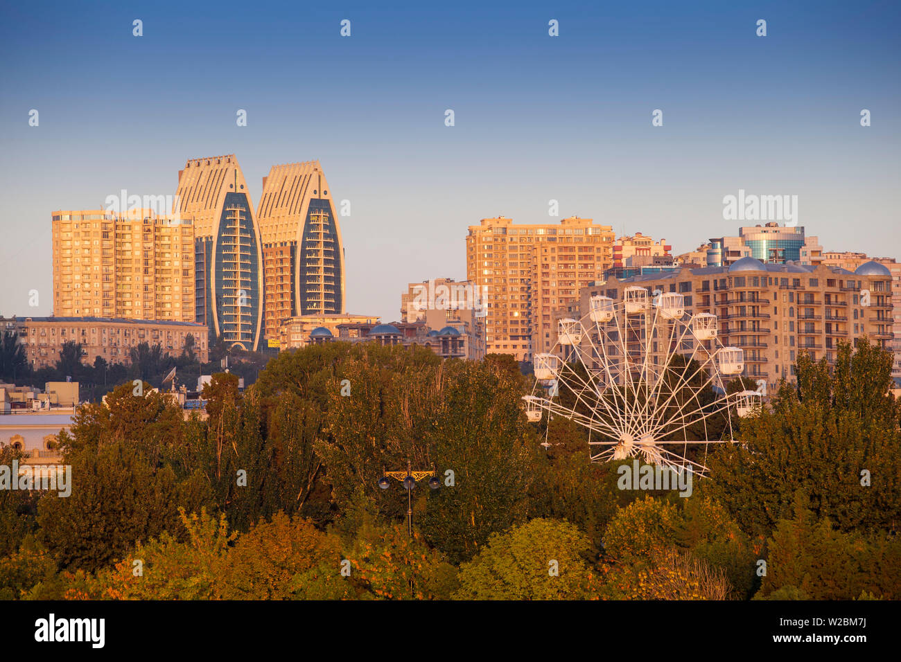 Azerbaijan, Baku, City view Stock Photo