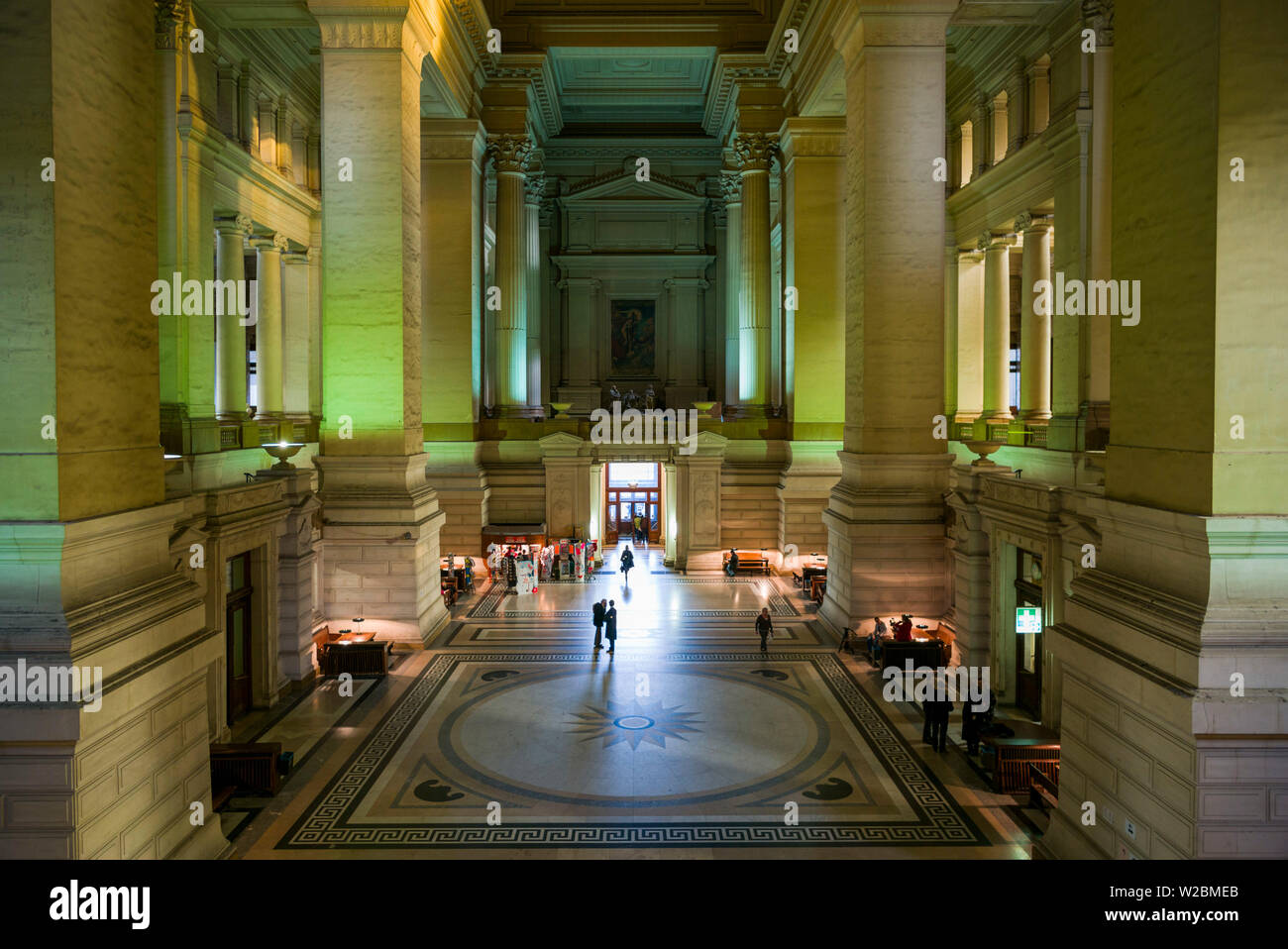 Belgium, Brussels, Place Poelaert, Palais de Justice, interior Stock Photo