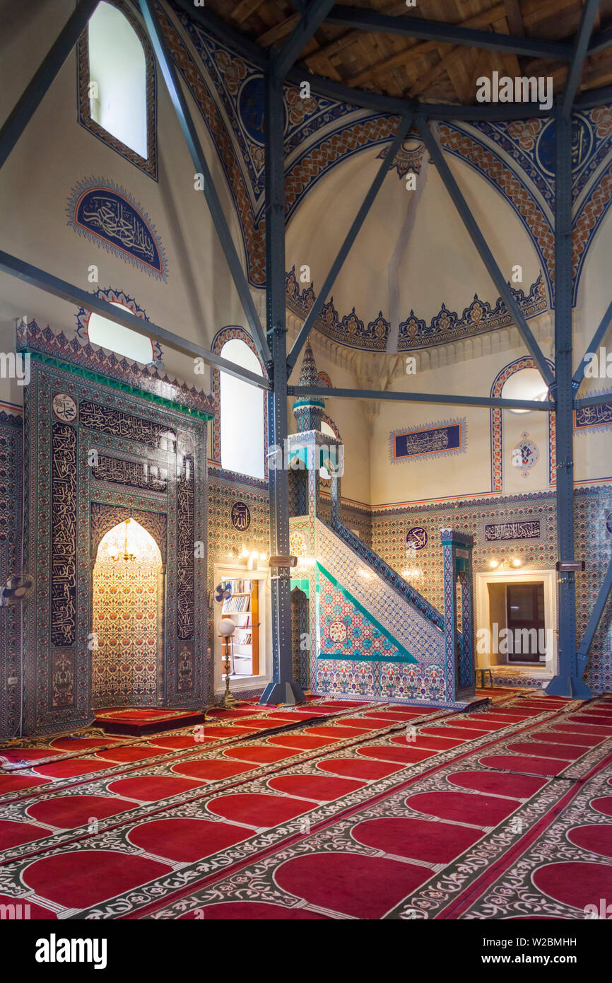 Bulgaria, Sofia, Banya Bashi Mosque, interior Stock Photo
