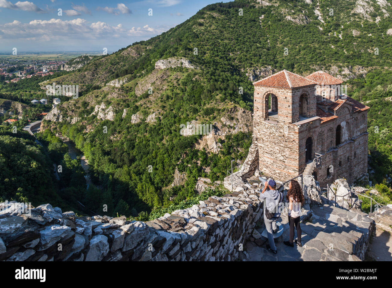 Bulgaria, Southern Mountains, Asenovgrad, Asenovgrad Fortress, exterior Stock Photo