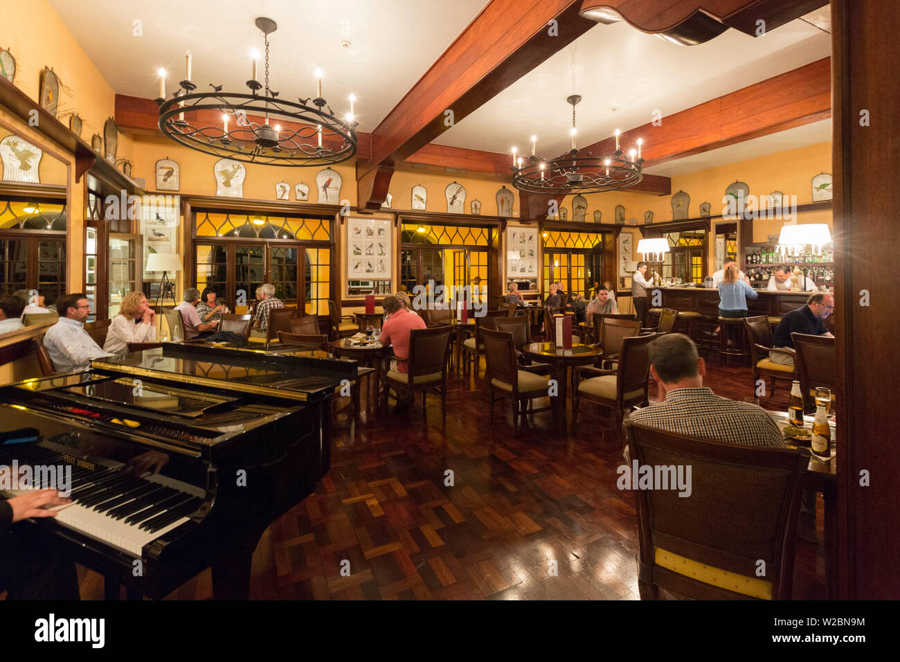 Bar in the Belmond Hotel das Cataratas, Iguacu Falls, Parana State, Brazil Stock Photo