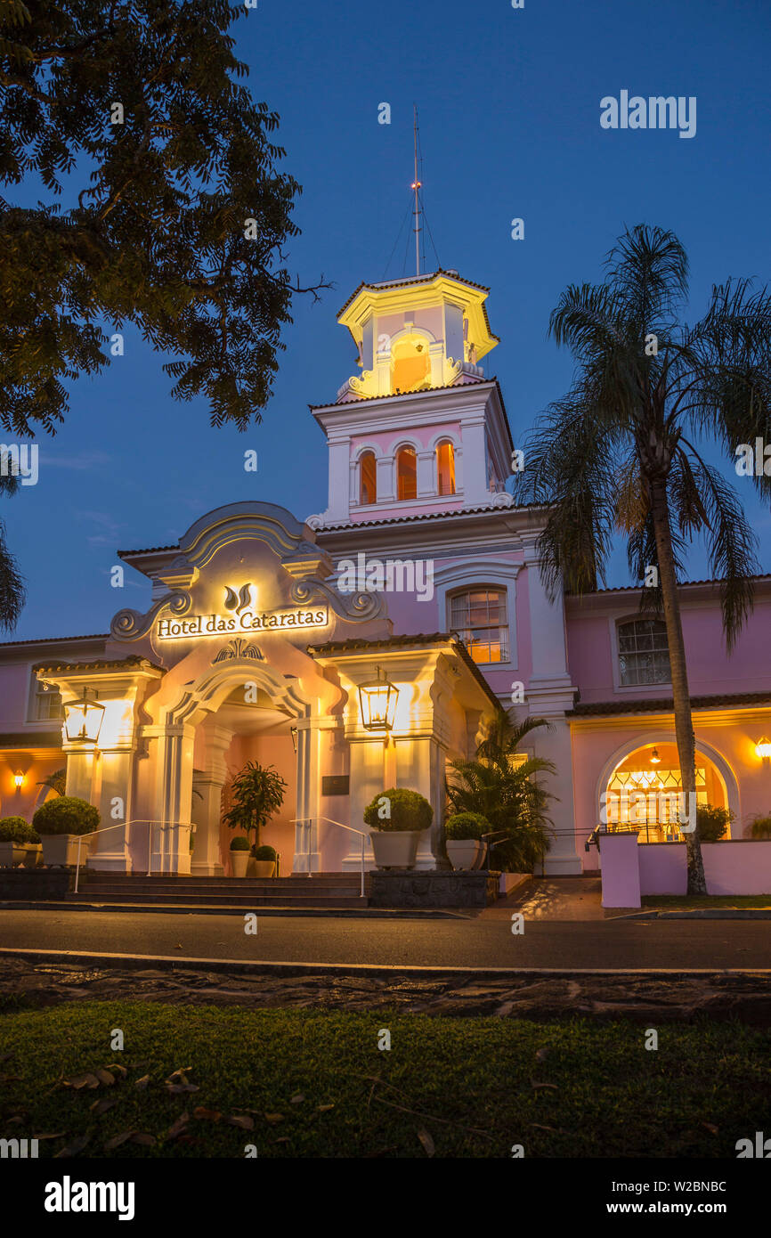 Belmond Hotel das Cataratas, Iguacu Falls, Parana State, Brazil Stock Photo