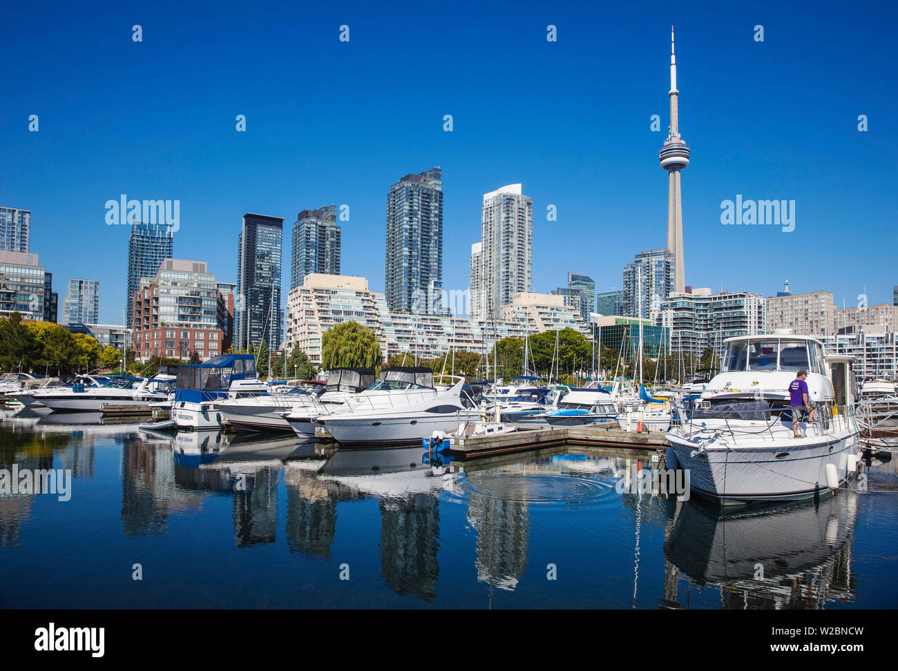 Canada, Ontario, Toronto, Marina Quay West Stock Photo