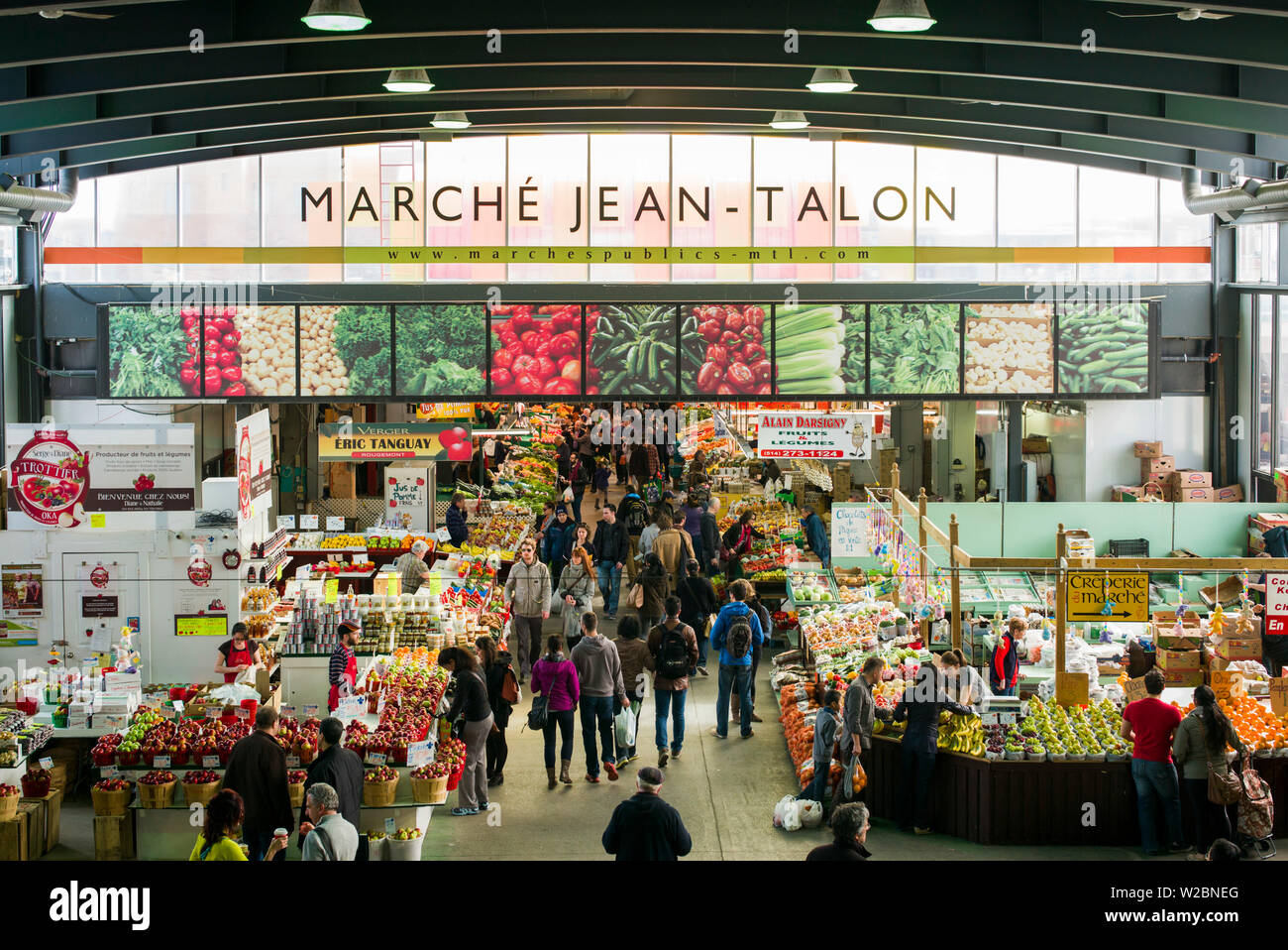 Canada, Quebec, Montreal, Marche Jean Talon market Stock Photo