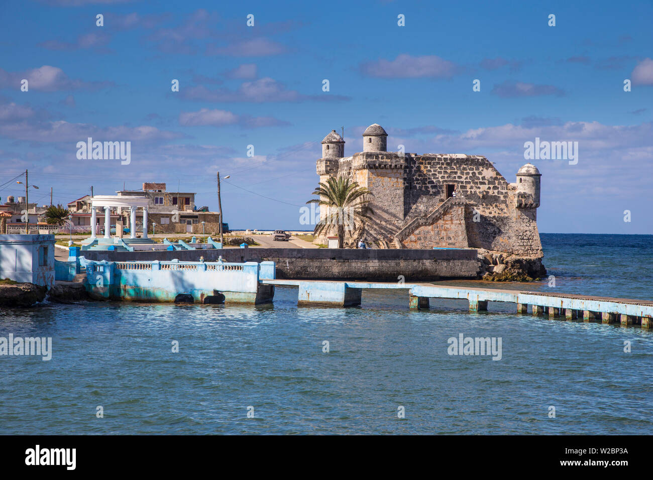 Cojimar Fort, Cojimar, Havana, Cuba Stock Photo