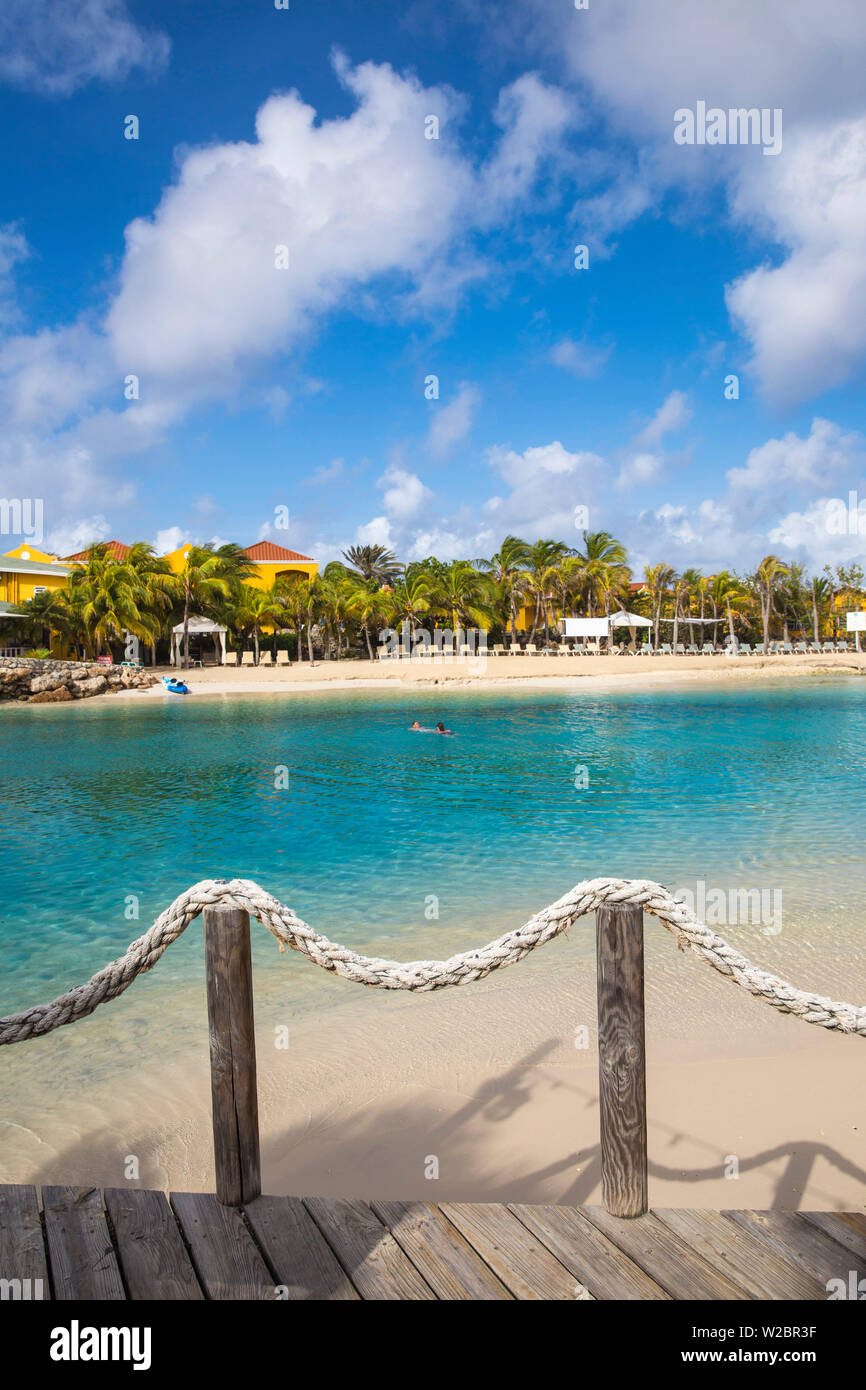 Curacao, Willemstad, Seaquarium beach, also known as Mambo beach Stock Photo