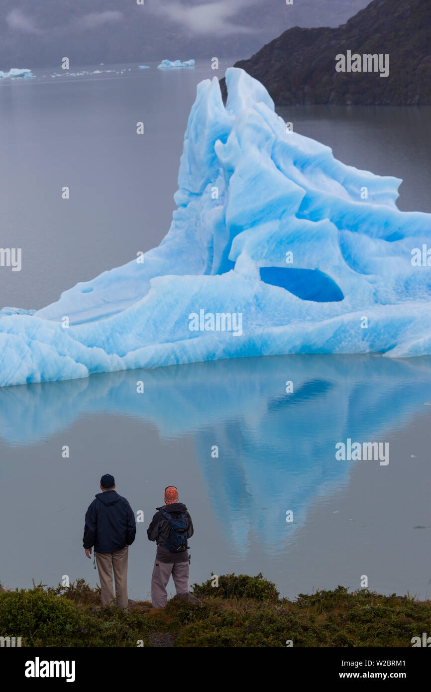 Chile, Magallanes Region, Torres del Paine National Park, Lago Grey ...