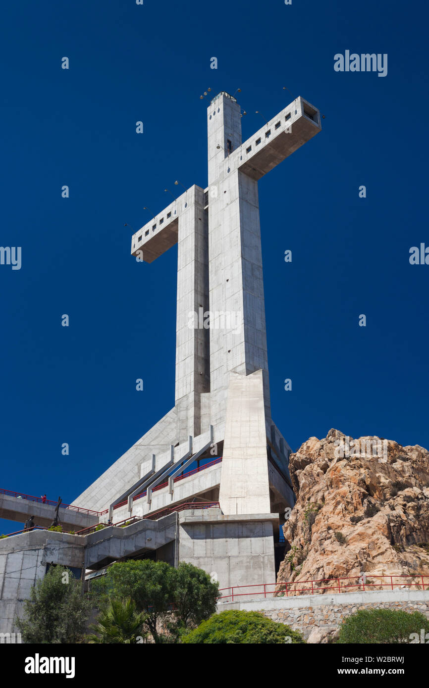 Chile, Coquimbo, Cruz del III Milenio, millenial cross monument Stock Photo