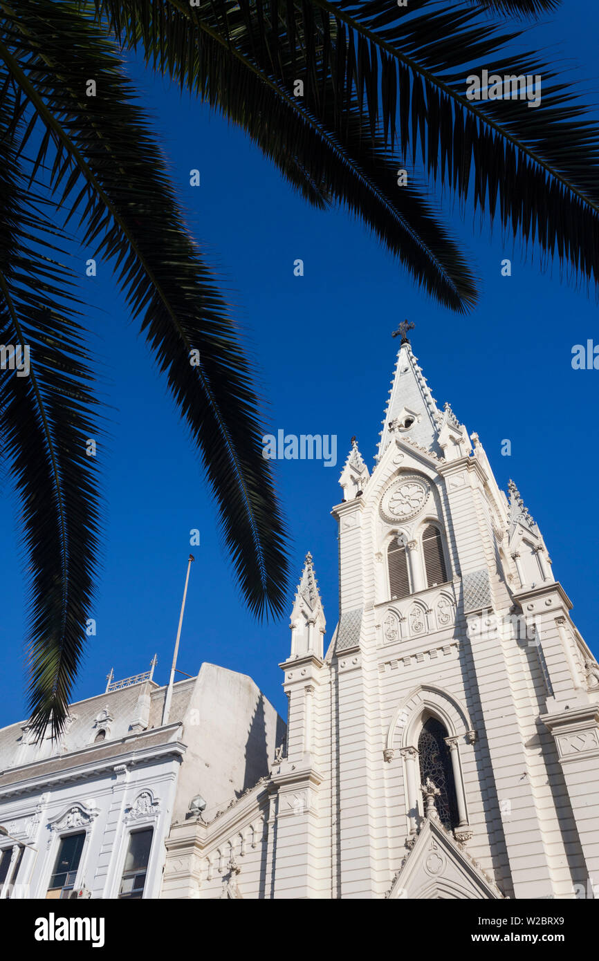 Chile, Antofagasta, Plaza Colon, Iglesia Catedral San Jose, exterior Stock Photo