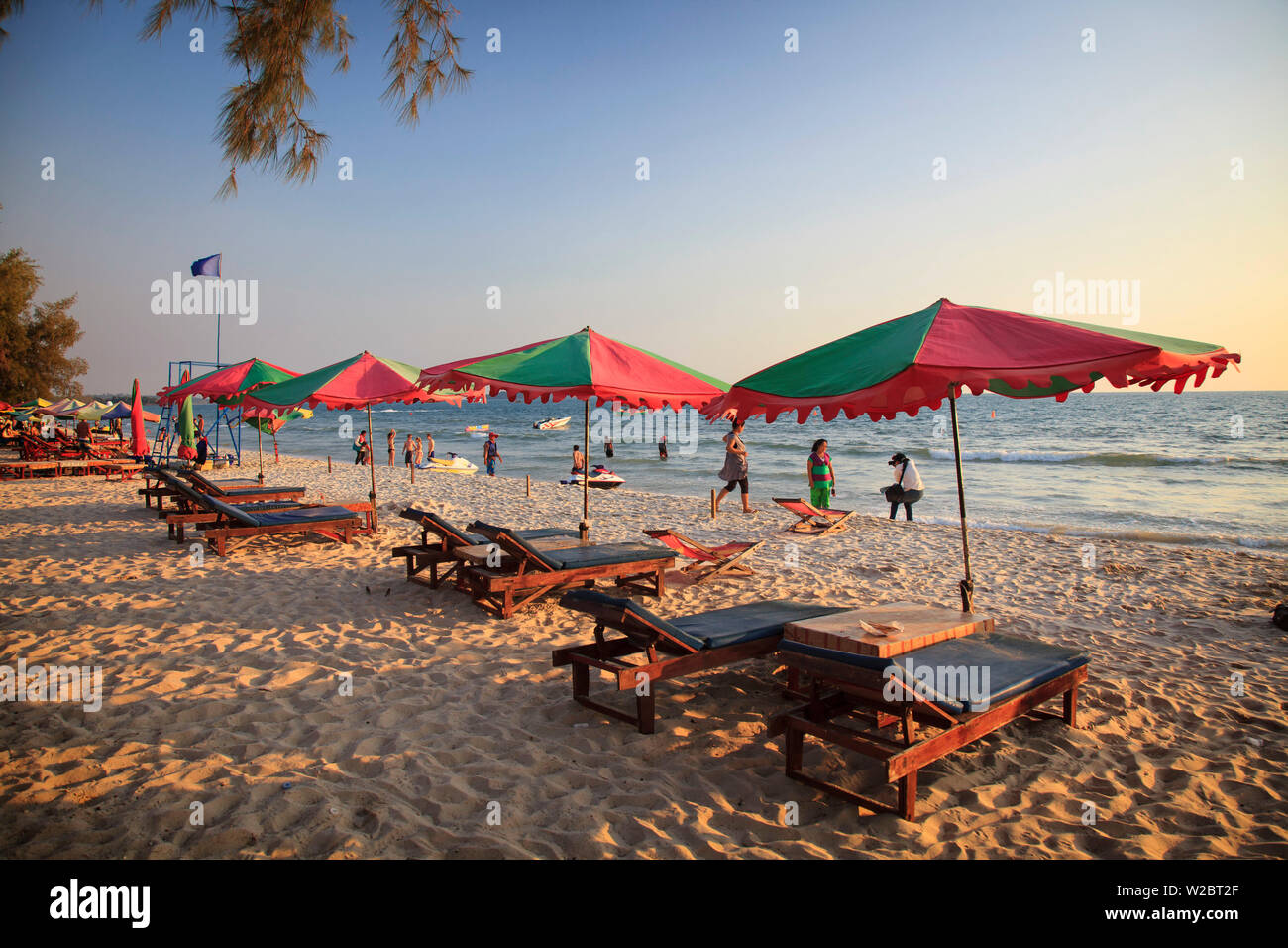 Cambodia, Sihanoukville, Serendipity Beach Stock Photo