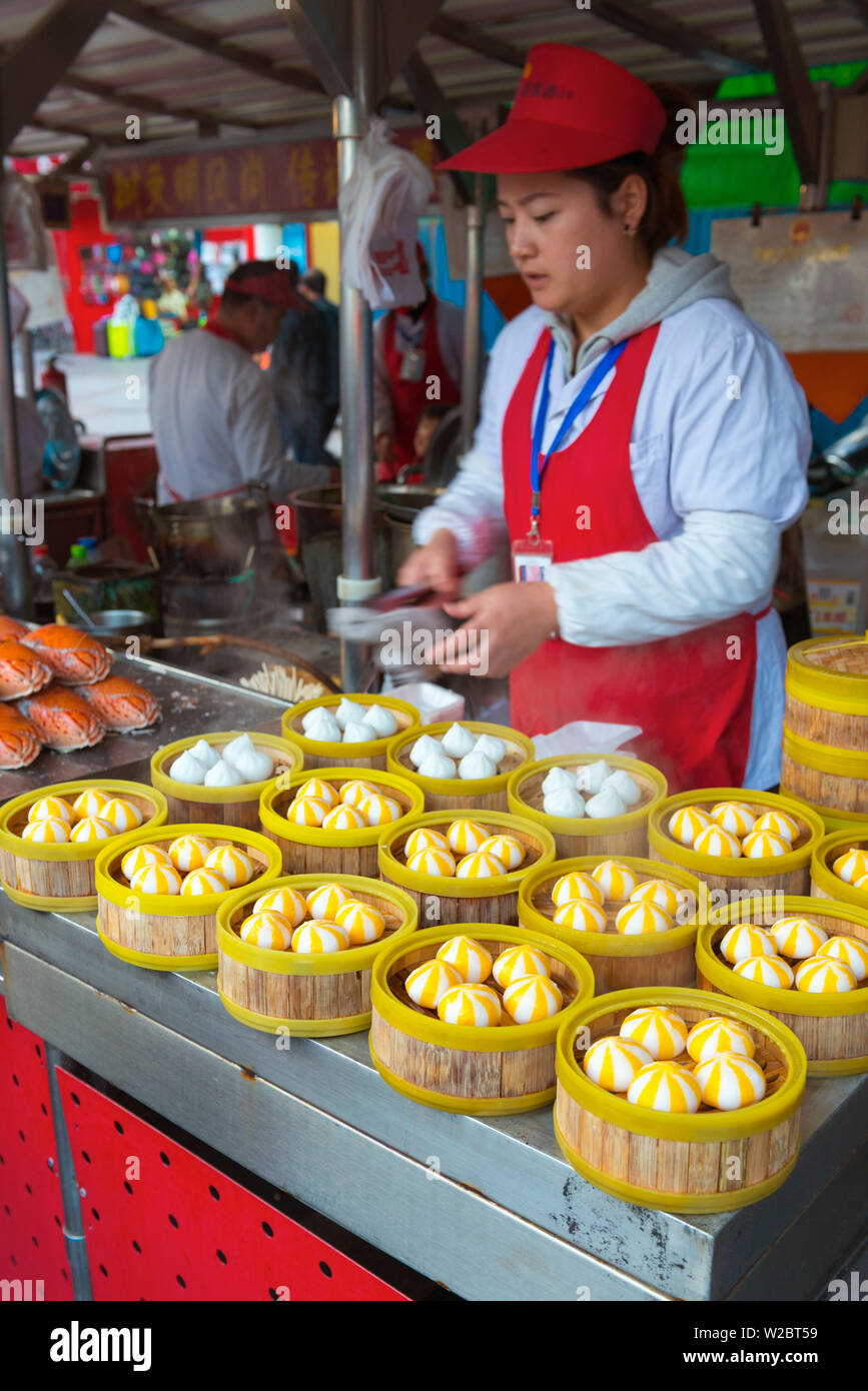 China, Beijing, Donghuamen Street night market Stock Photo