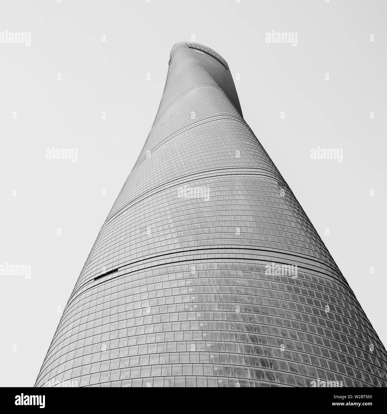 Shanghai Tower (2nd tallest building in the world in 2014), Lujiazui, Pudong, Shanghai, China Stock Photo