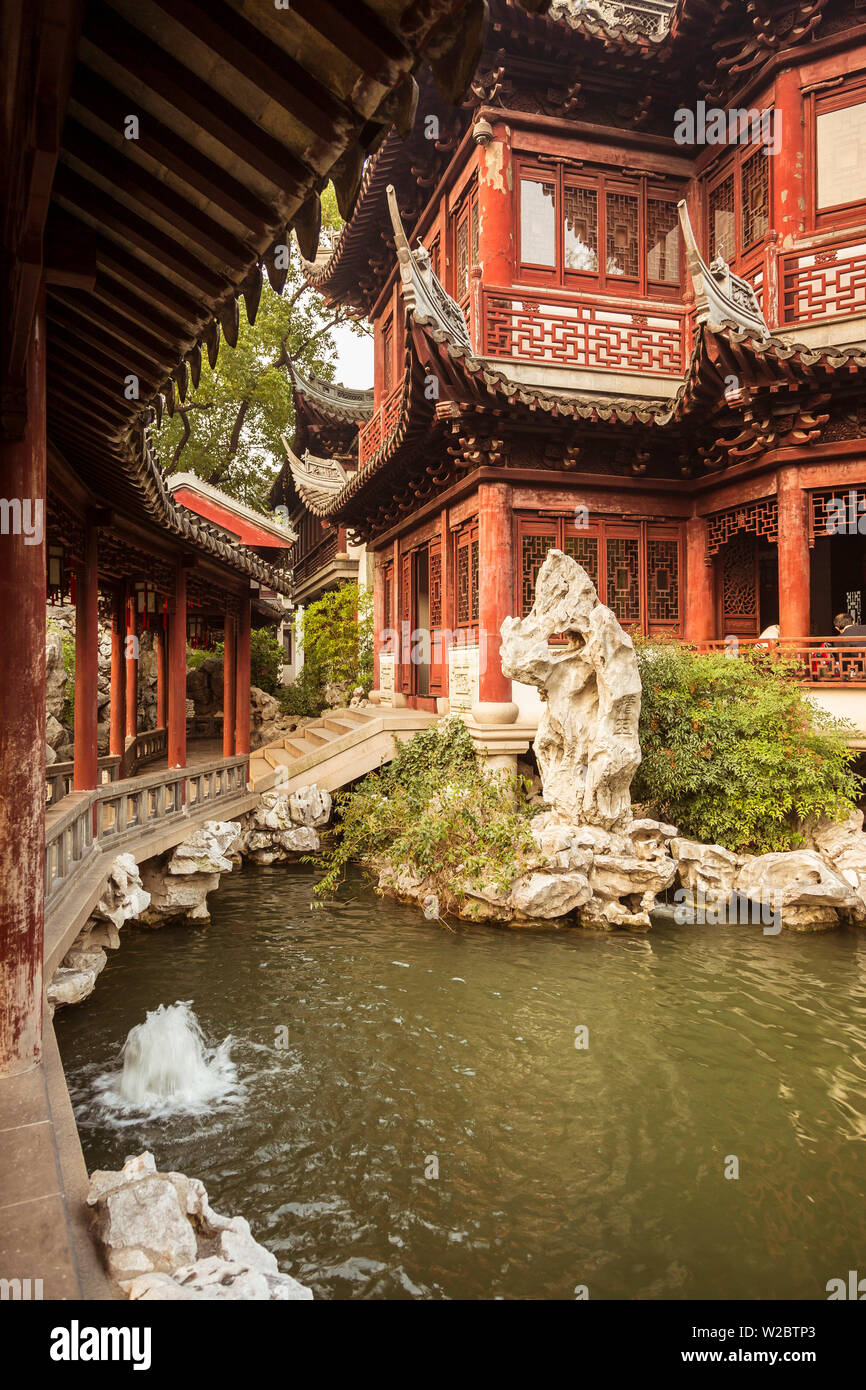 YuYuan Gardens, Old Town, Shanghai, China Stock Photo