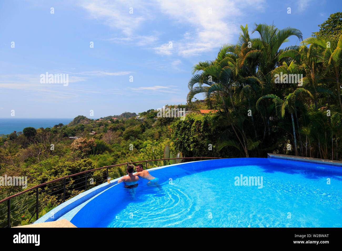 Costa Rica, Manuel Antonio National Park, Luxury Resort Stock Photo