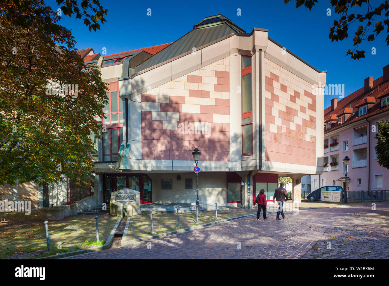 Germany, Baden-Wurttemburg, Black Forest, Freiburg-im-Breisgau, Altstadt, Old Town, new synagogue Stock Photo