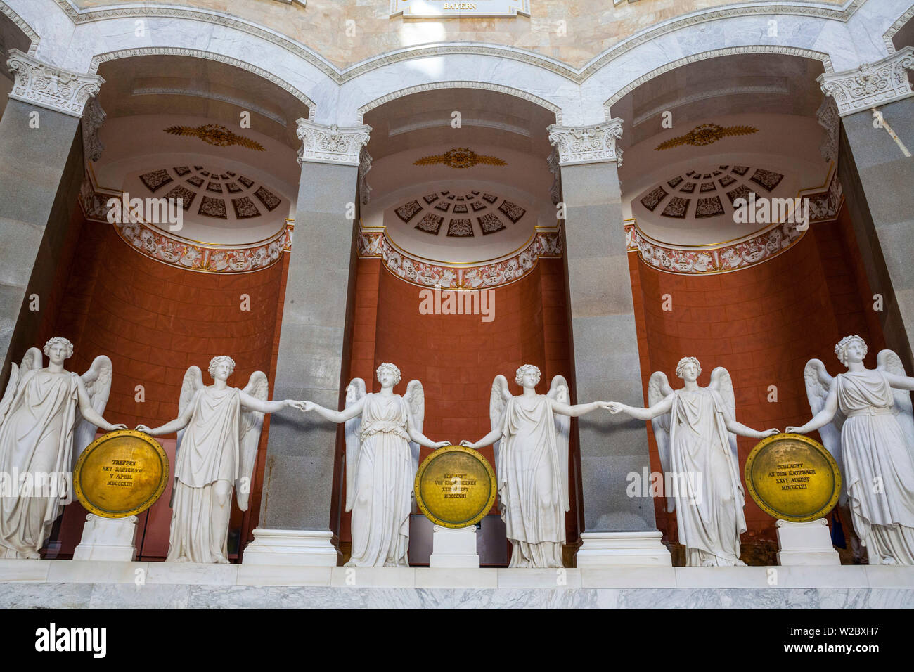 Hall of Liberation, Kelheim, Lower Bavaria, Bavaria, Germany Stock Photo