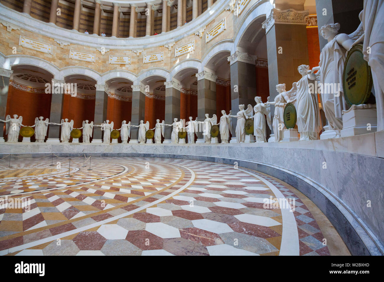 Hall of Liberation, Kelheim, Lower Bavaria, Bavaria, Germany Stock Photo