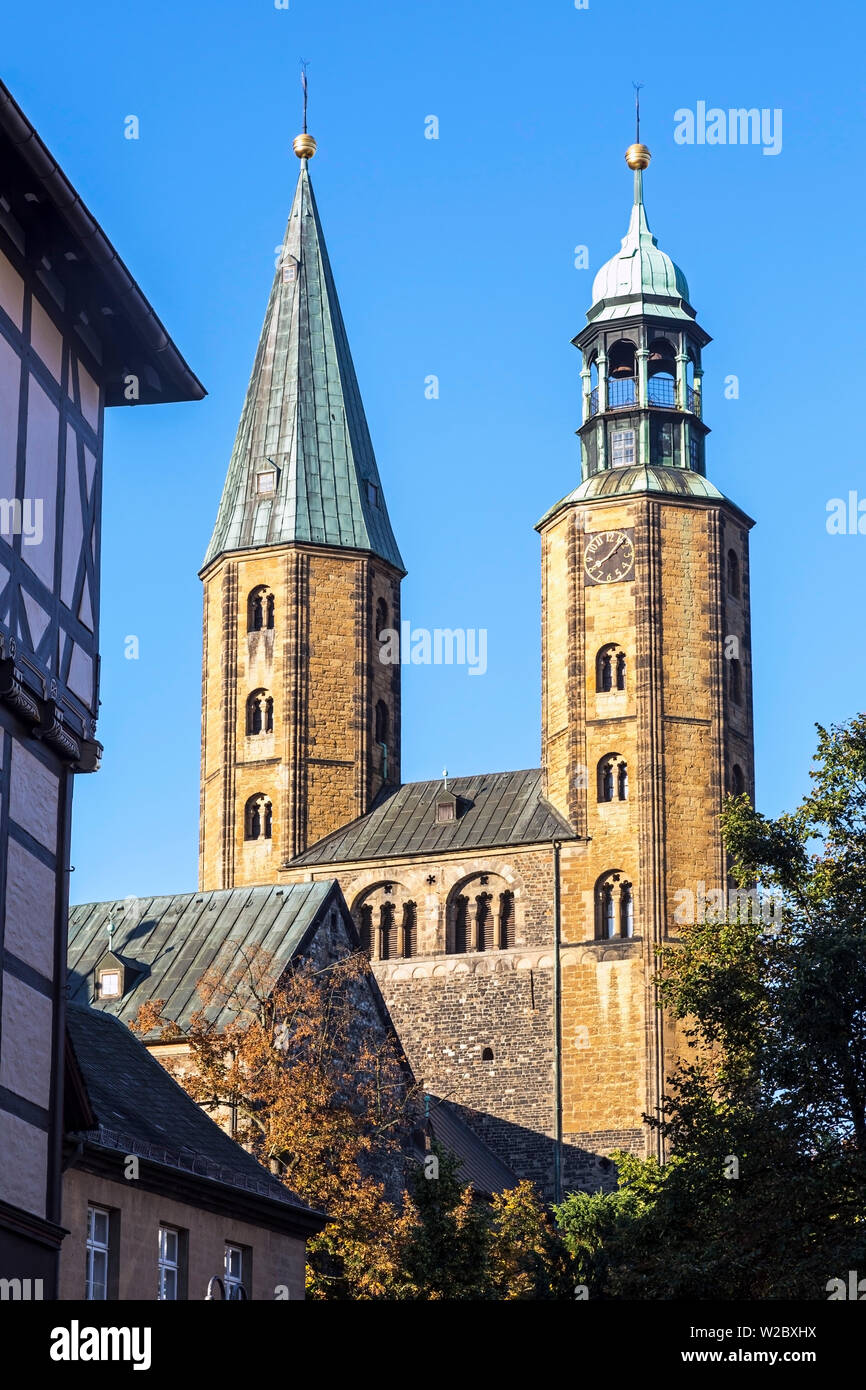 Church of St Cosmas and Damian, Goslar, Harz, Lower Saxony, Germany Stock Photo