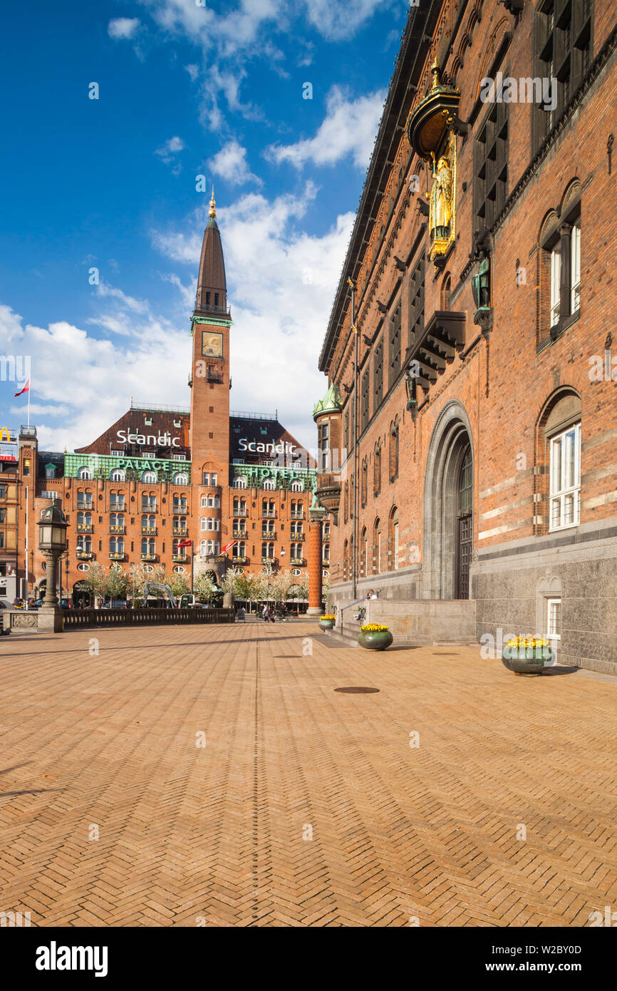 Denmark, Zealand, Copenhagen, Copenhagen town hall Stock Photo