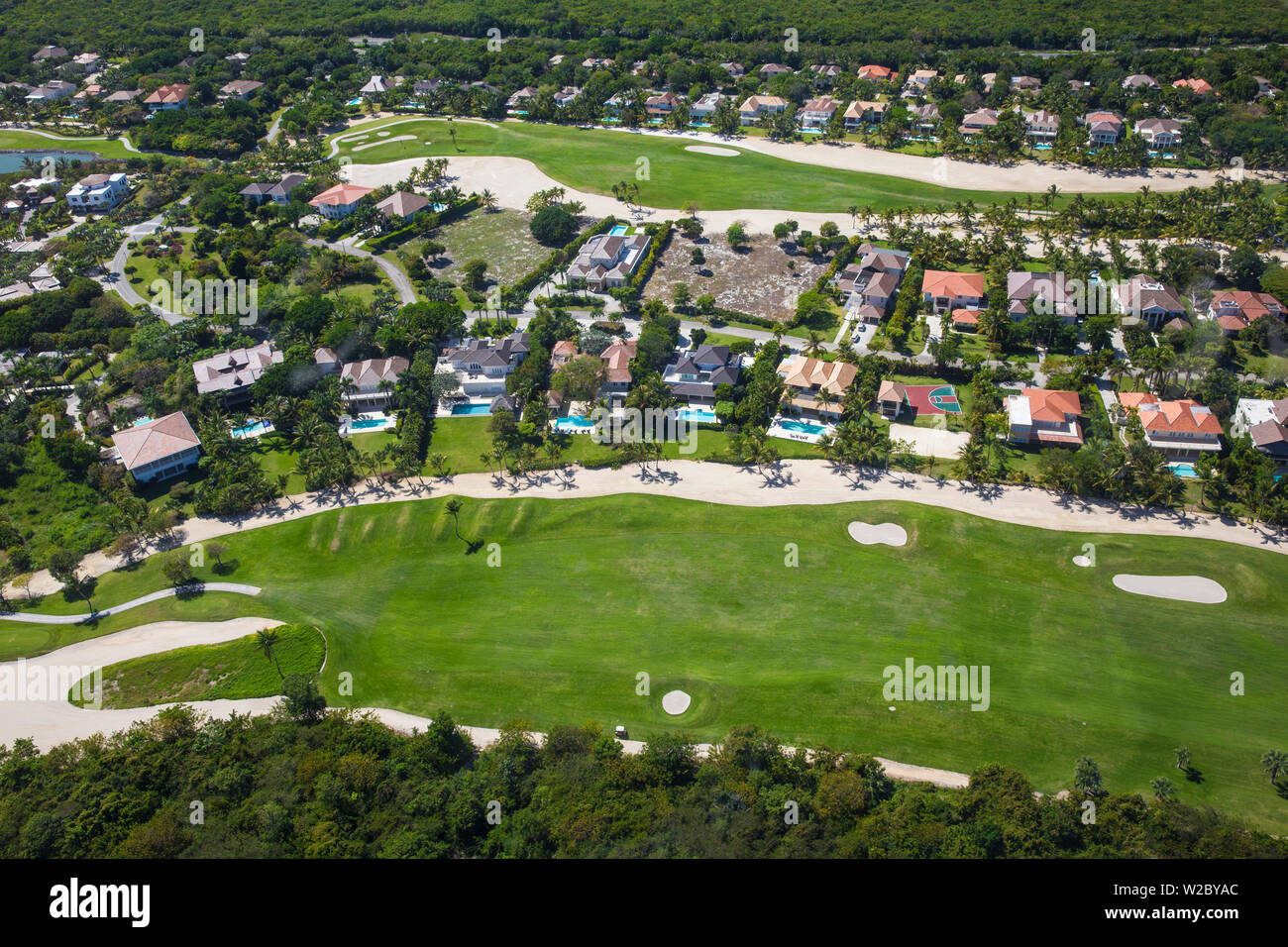 Dominican Republic, Punta Cana, La Cana Golf Club Stock Photo