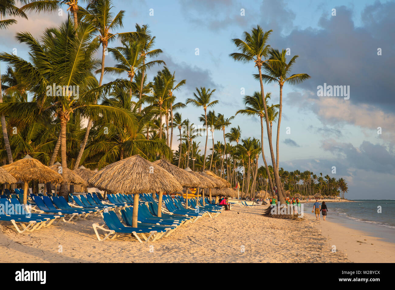 Dominican Republic, Punta Cana, Playa Cabeza de Toro Stock Photo