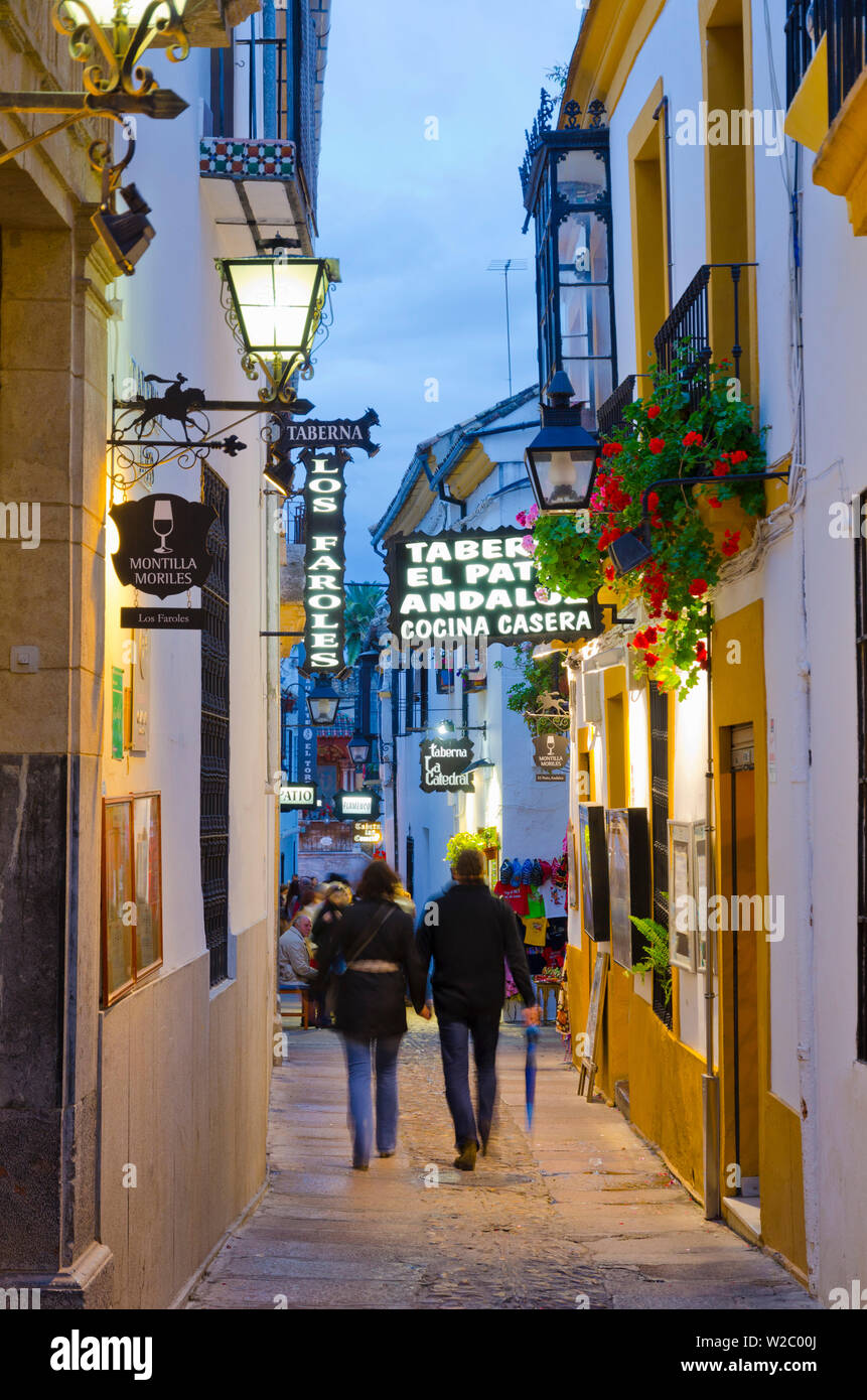 Spain, Andalucia, Cordoba Province, Cordoba, Alleyways Stock Photo