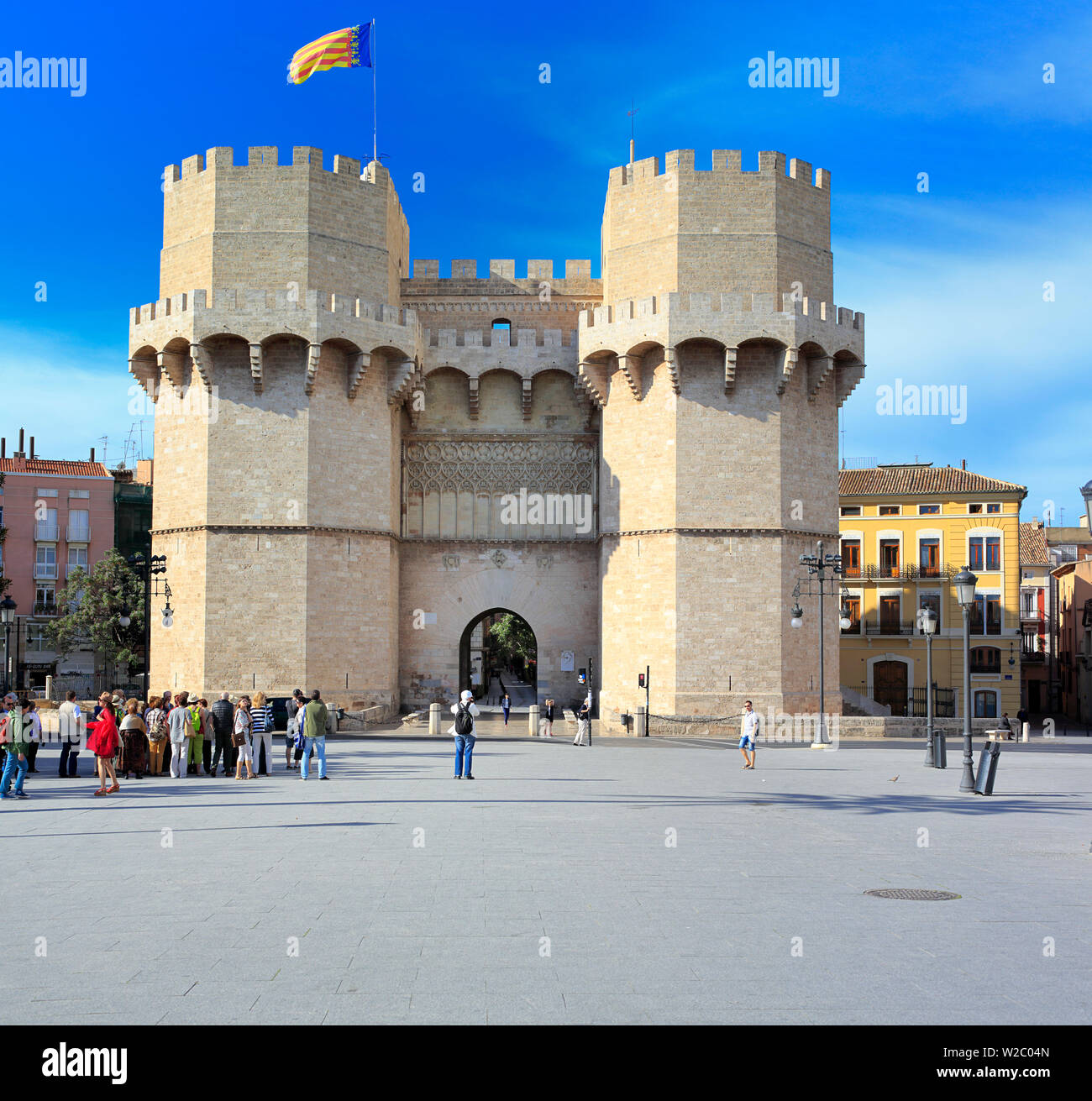 Serranos towers gate hi-res stock photography and images - Alamy