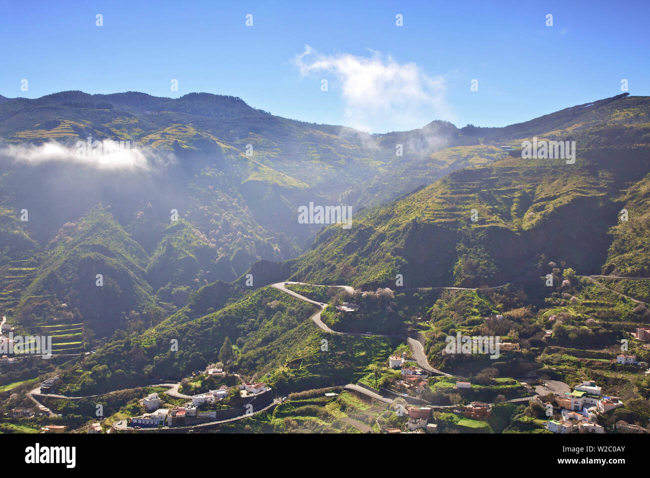 Mountain Region, Gran Canaria, Canary Islands, Spain, Atlantic Ocean, Europe Stock Photo
