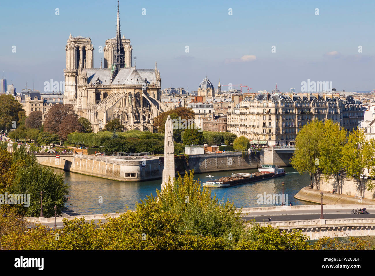 Notre Dame and River Seine, Paris, France Stock Photo - Alamy