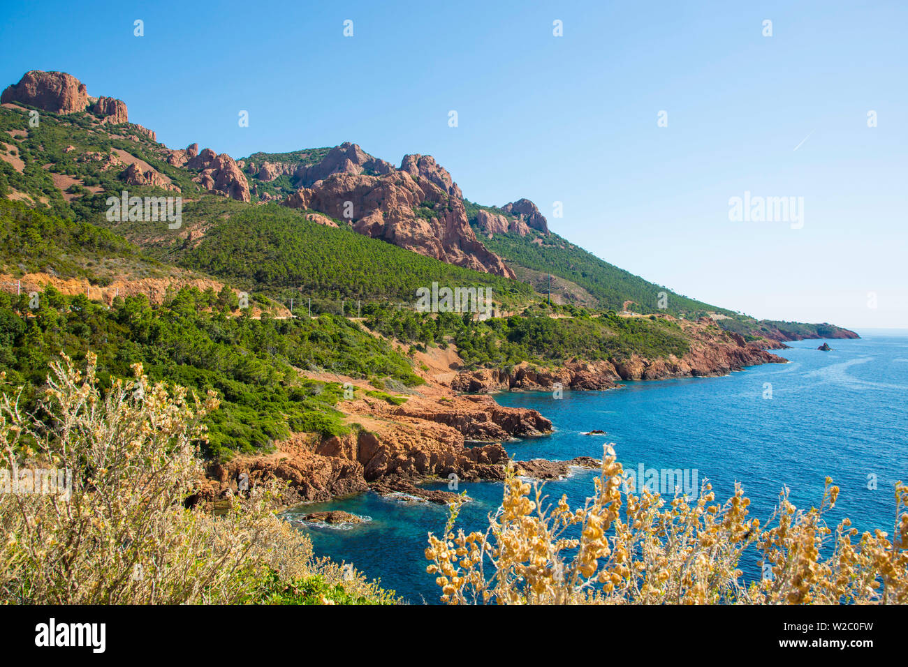 Esterel, Alpes-Maritimes, Provence-Alpes-Cote D'Azur, French Riviera, France Stock Photo