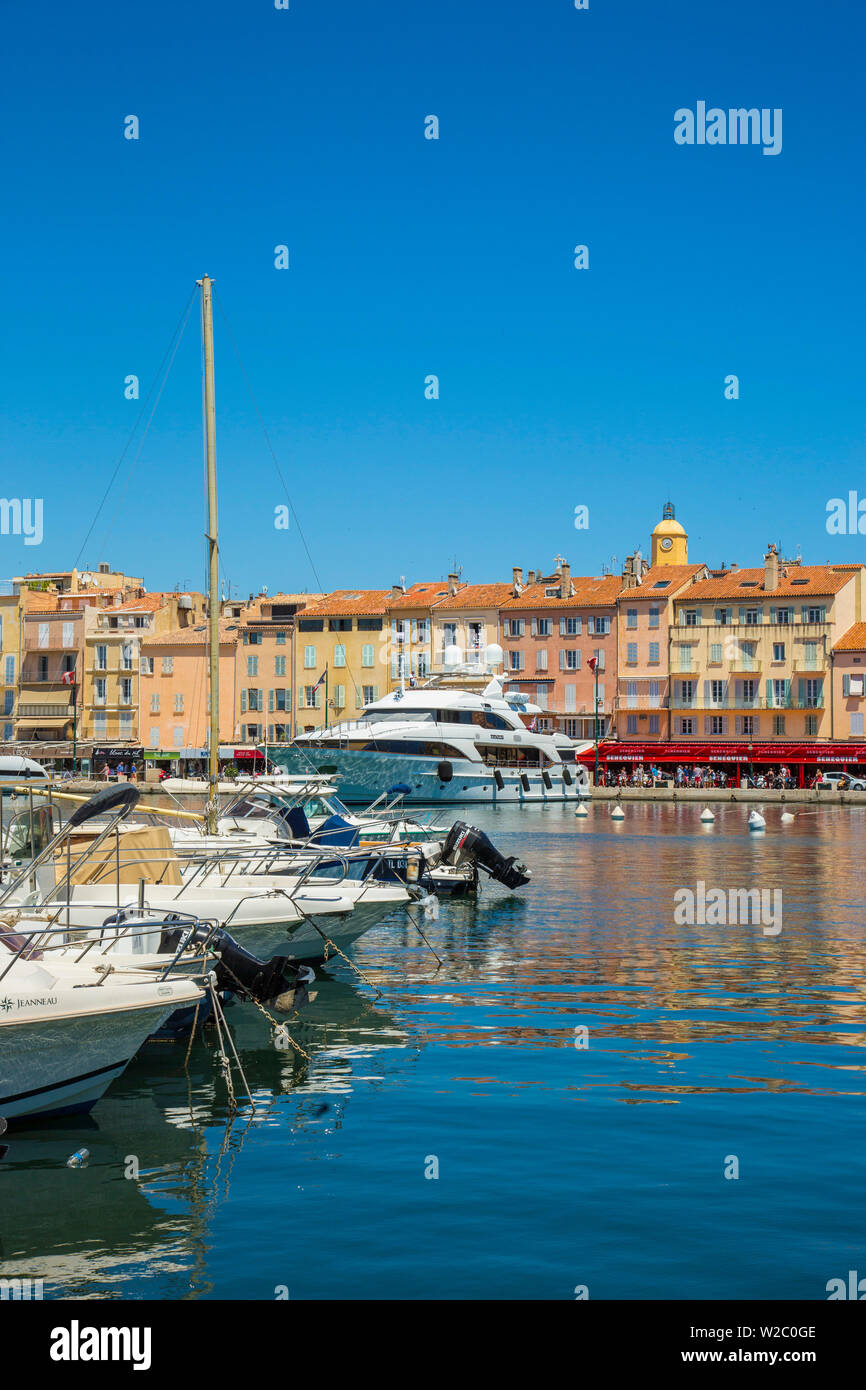 Marina of St. Tropez, Var, Provence-Alpes-Cote D'Azur, French Riviera ...