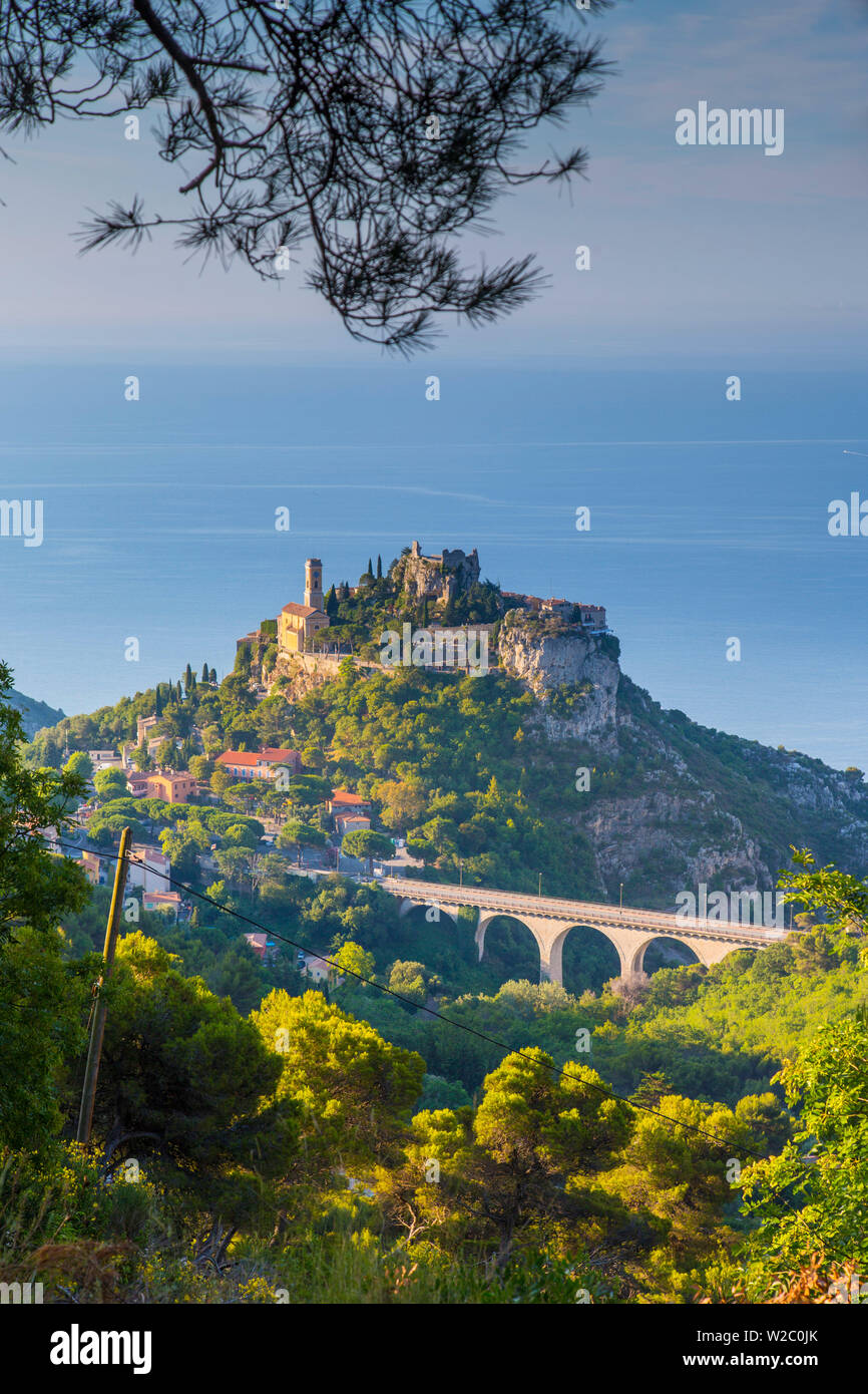 Eze, Alpes-Maritimes, Provence-Alpes-Cote D'Azur, French Riviera, France Stock Photo