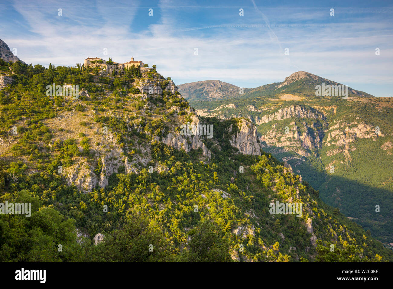 Gourdon, Alpes-Maritimes, Provence-Alpes-Cote D'Azur, French Riviera, France Stock Photo