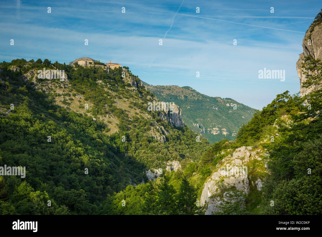 Gourdon, Alpes-Maritimes, Provence-Alpes-Cote D'Azur, French Riviera, France Stock Photo
