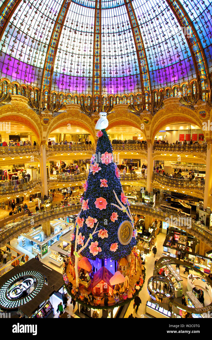 Xmas Decorations In The Galeries Lafayette, Paris, France, Western Europe  Stock Photo - Alamy